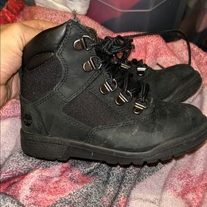 Timberland Kids Black Boots